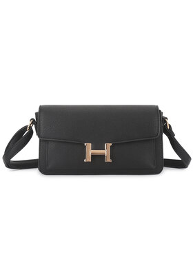 Faux leather shoulder bag | 40130