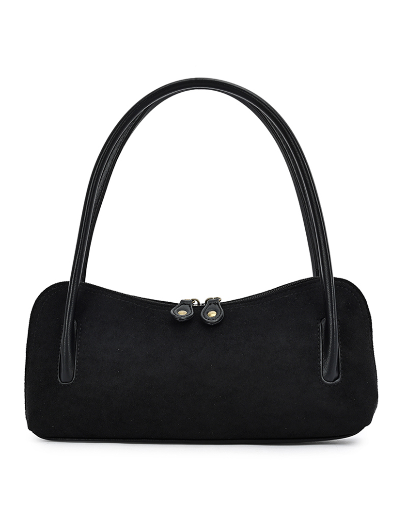 Kunstlederen suede schoudertas | 40135