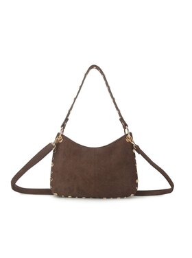 Faux leather suede shoulder bag | 80165