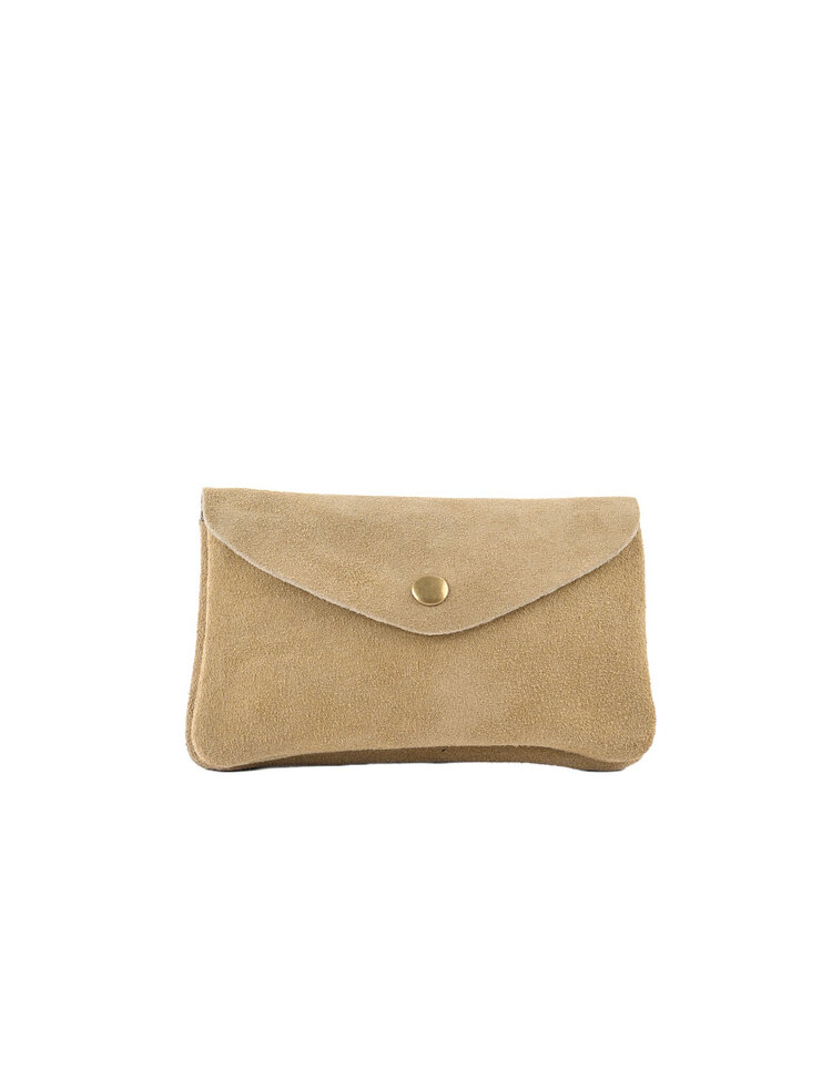 Lederen portemonnee | Suede | 559146