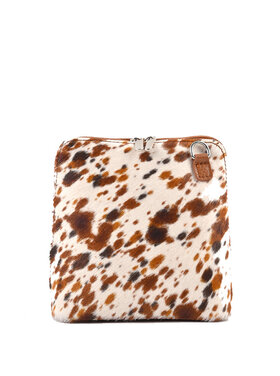 Giuliano Leather  Lederen schoudertasje | Koeprint | 5526061