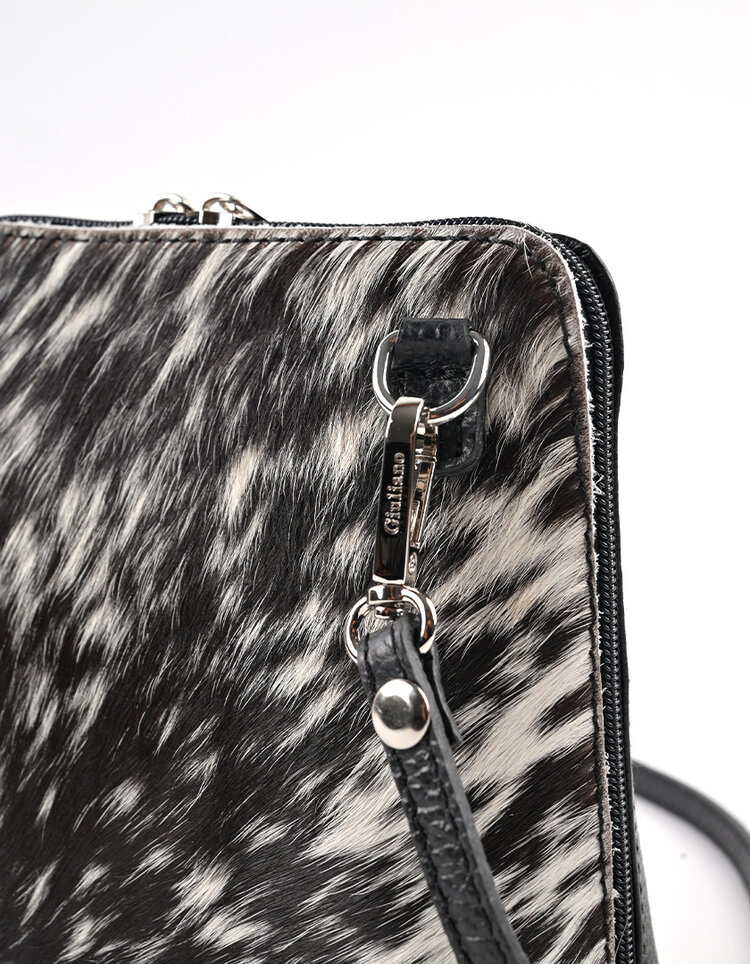 Giuliano Leather  Leather shoulder bag | Cow print | 552606