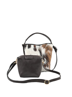 Giuliano Leather  Lederen schoudertas| Koeprint | 552617