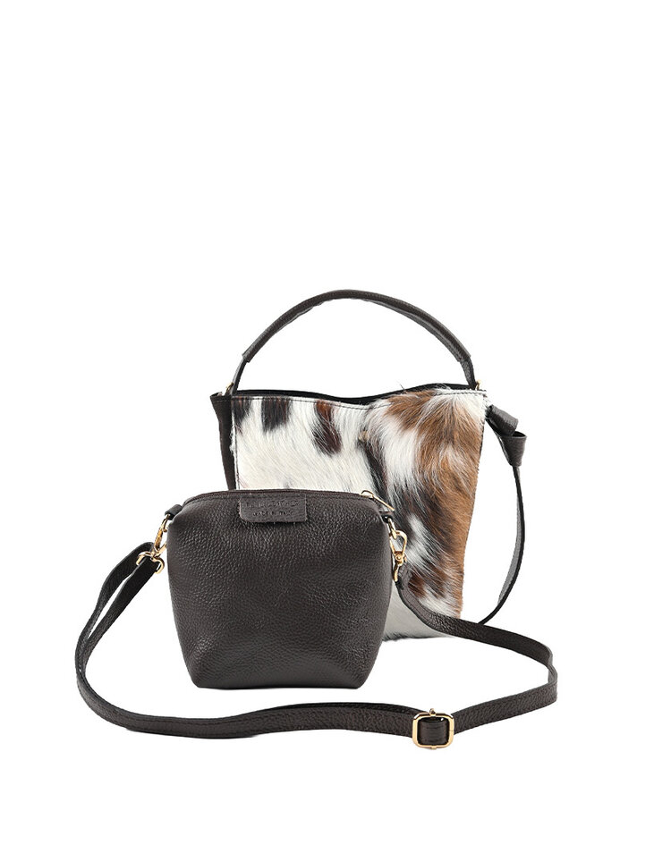 Giuliano Leather  Leather shoulder bag | Cow print |552617