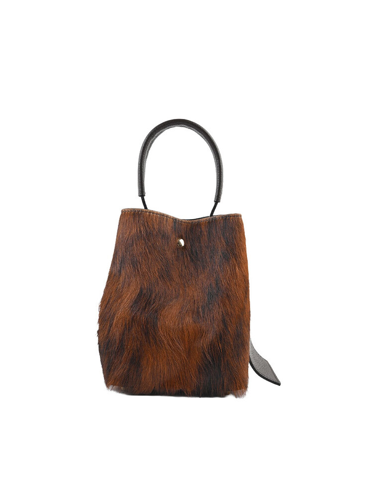 Giuliano Leather  Lederen schoudertas | Koeprint | 552617
