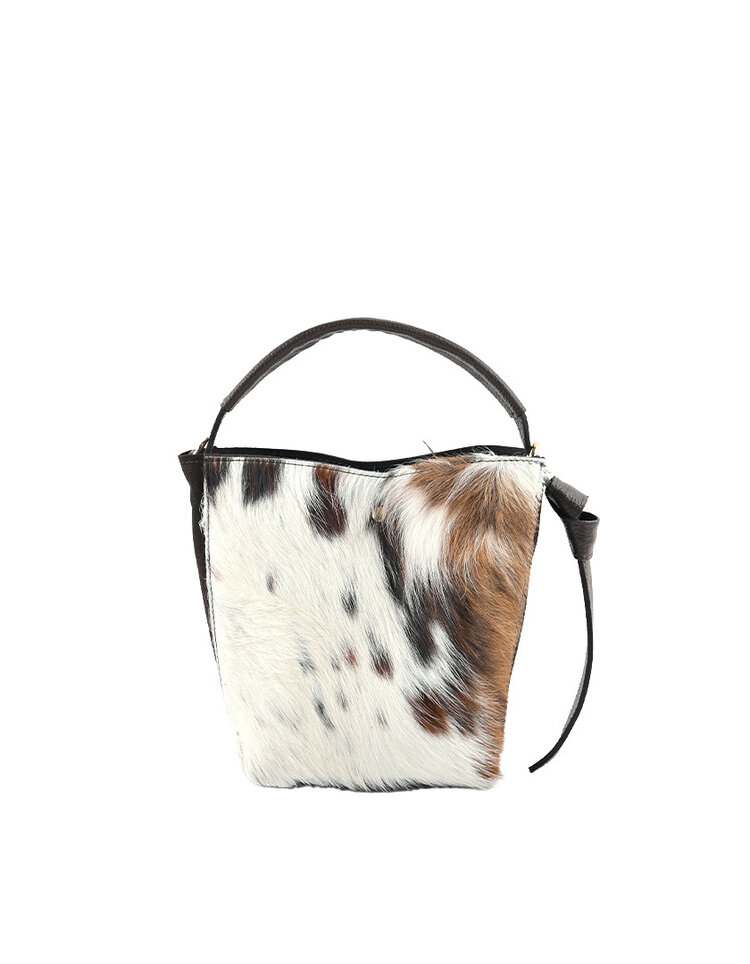 Giuliano Leather  Lederen schoudertas | Koeprint | 552617
