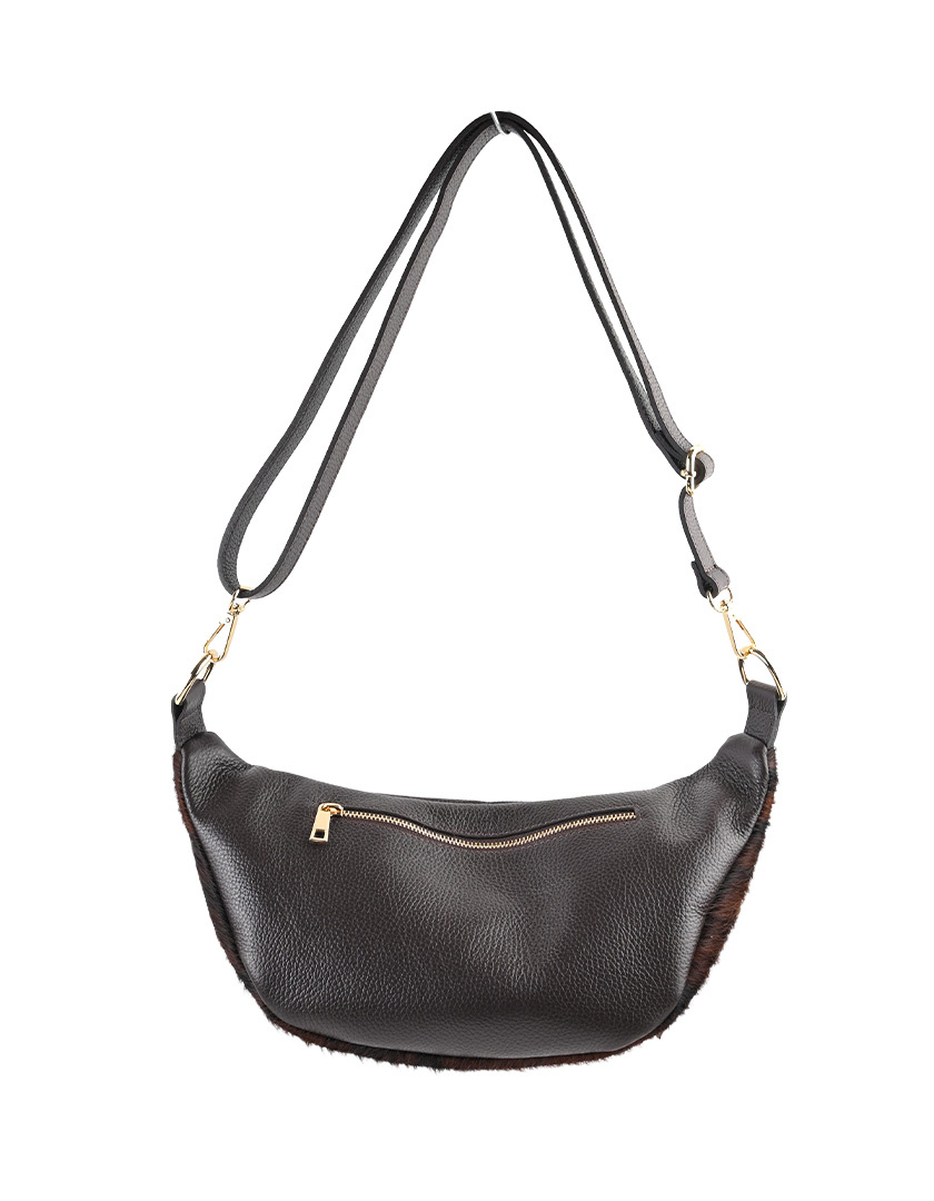 Giuliano Leather Lederen schoudertas | Koeprint | 552611, foto 5 van 6
