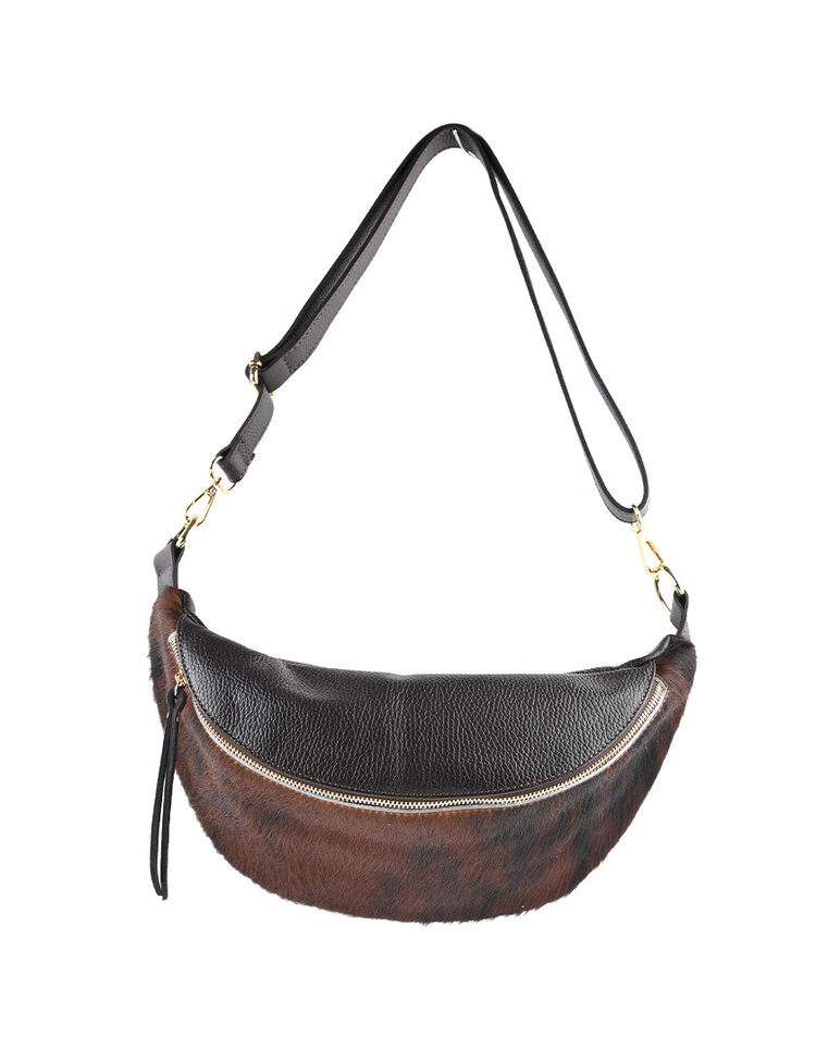 Giuliano Leather  Leather shoulder bag | Cow print | 552611