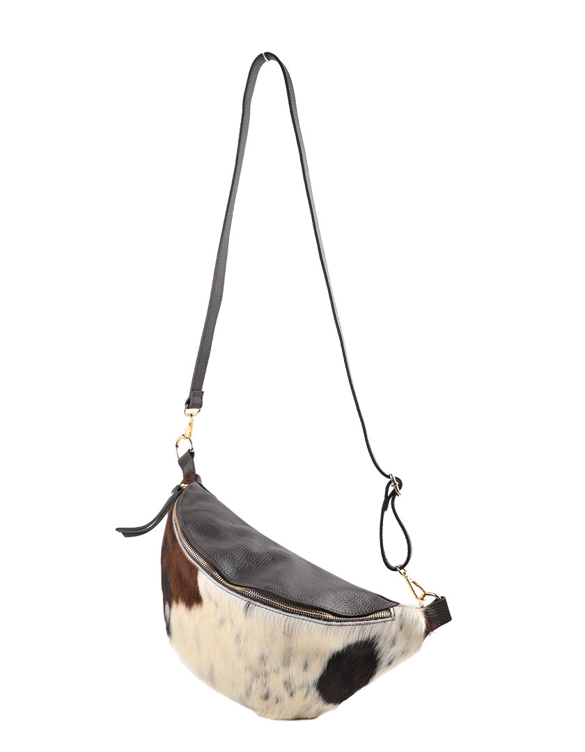 Giuliano Leather Lederen schoudertas | Koeprint | 552611, foto 6 van 6