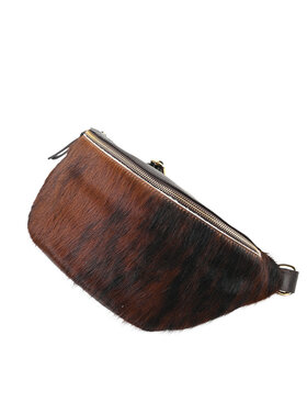 Giuliano Leather  Lederen schoudertas| Koeprint | 552611