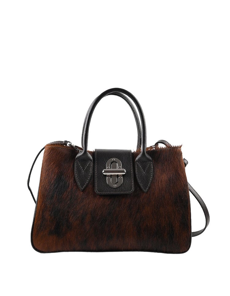 Giuliano Leather  Lederen schoudertas | Koeprint | 552609