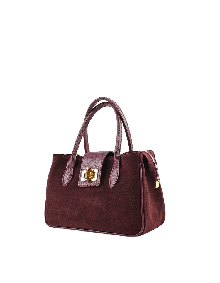 Giuliano Leather  Lederen Handtas | Suede | 552610