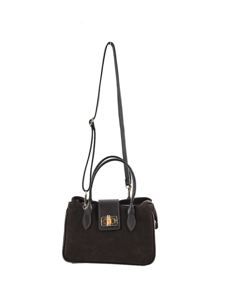Giuliano Leather  Lederen Handtas | Suede | 552610