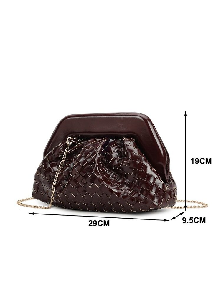 Gevlochten clutch | 80175