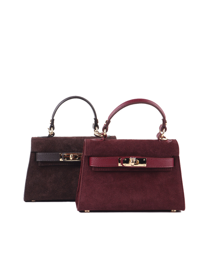 Giuliano Leather Lederen handtas | Suede | 5523920, foto 2 van 6