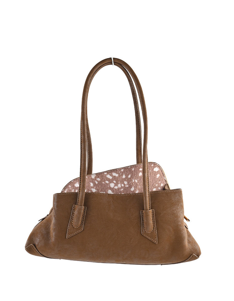 Giuliano Faux suede shoulder bag | Cow | 80177
