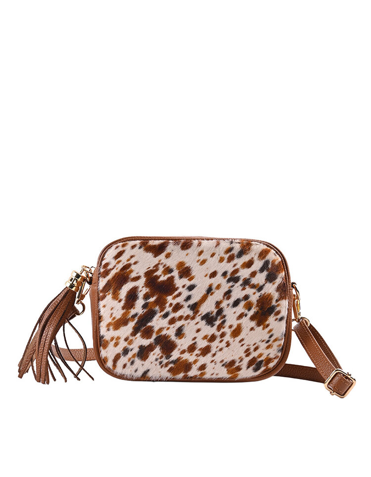 Giuliano Leather  Leather shoulder bag | Cow print | 552620