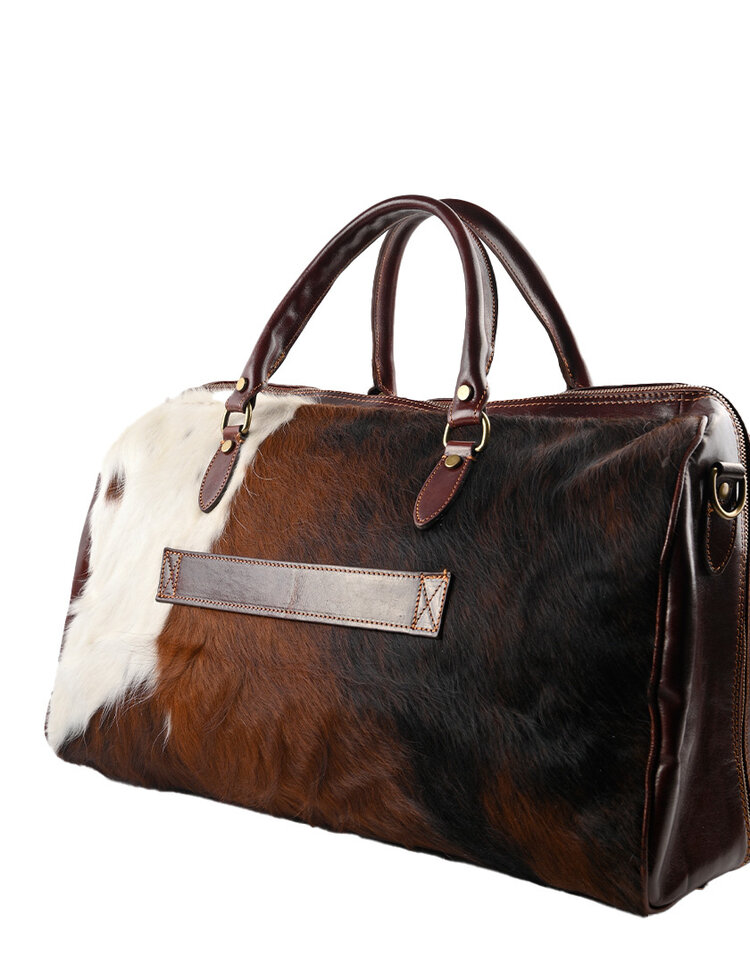 Giuliano Leather  Lederen weekendtas | Fur |  552629