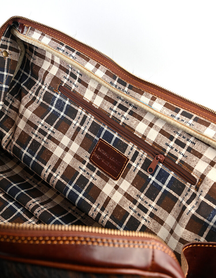 Giuliano Leather  Lederen weekendtas | Fur |  552629