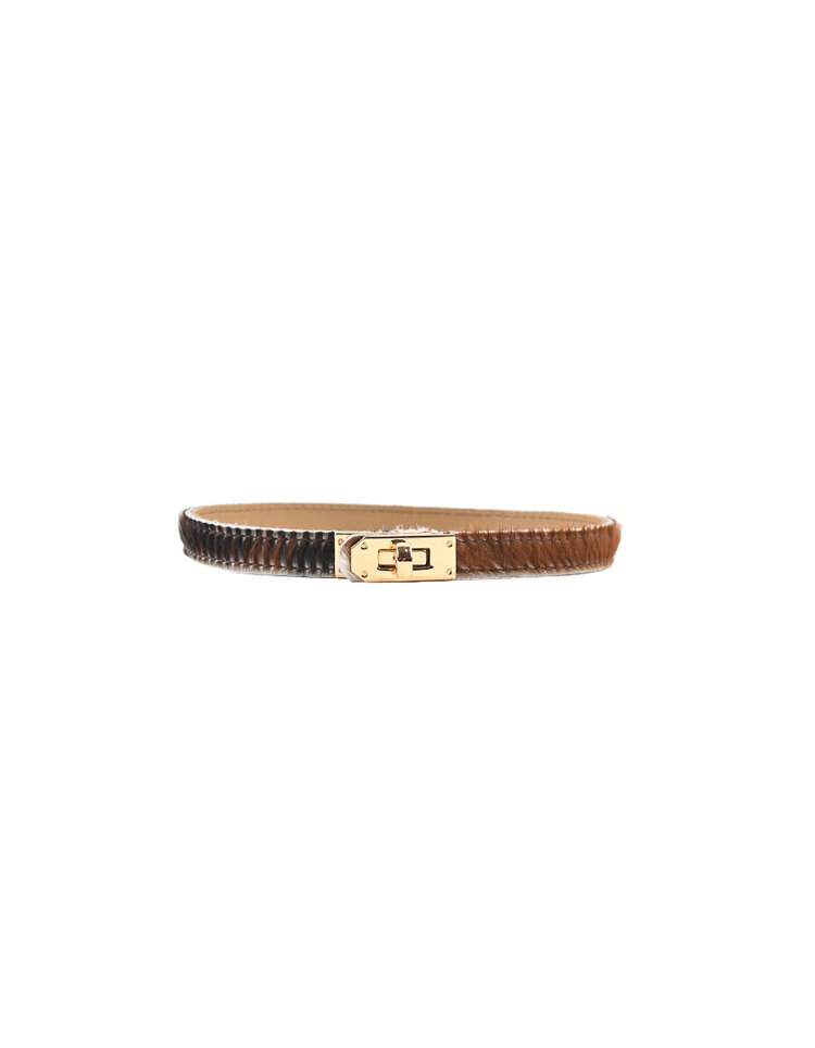 Giuliano Leather  Lederen armband | Koeprint | 559157