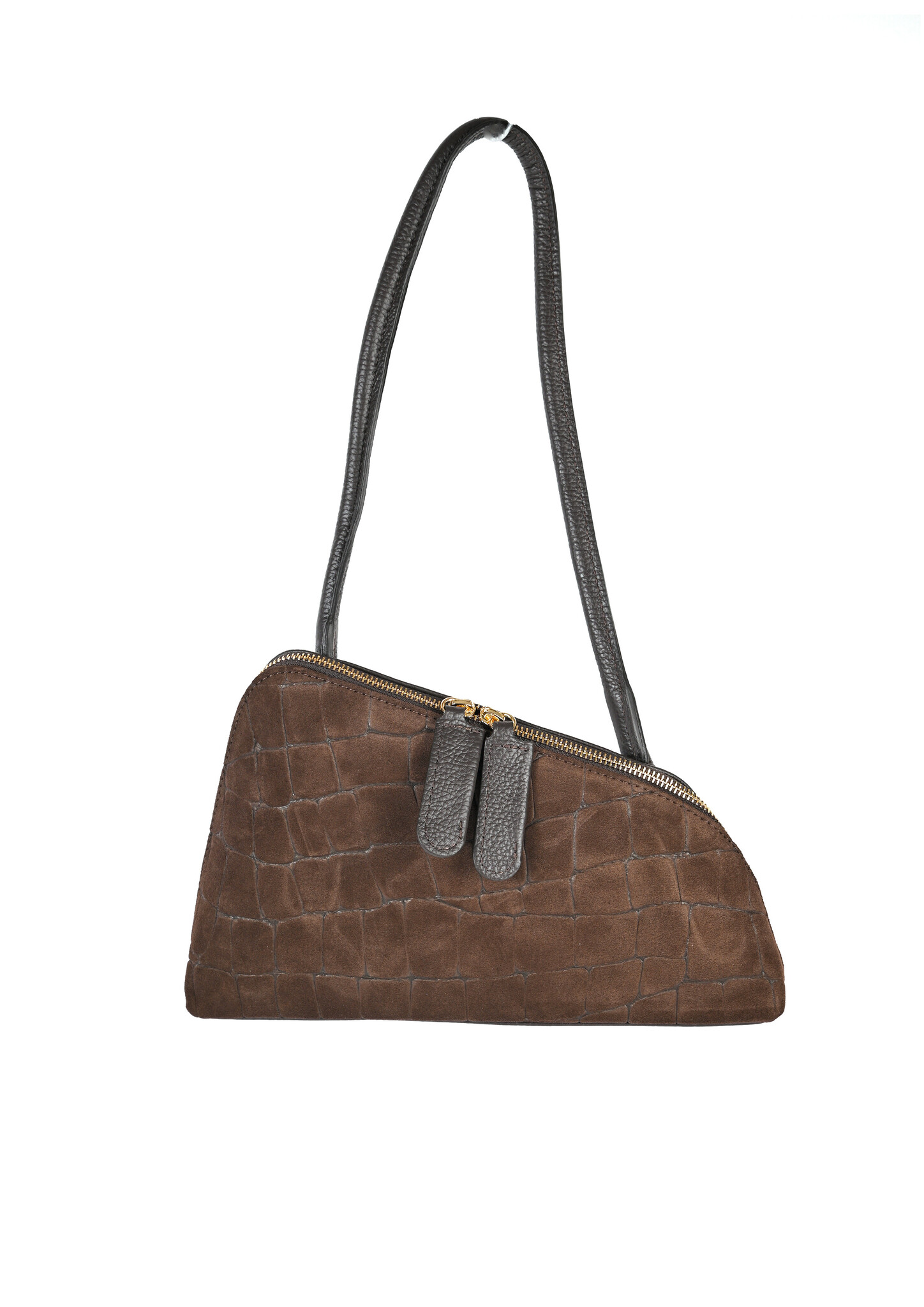 Giuliano Leather Lederen schoudertas | Suede | 552623, foto 2 van 5