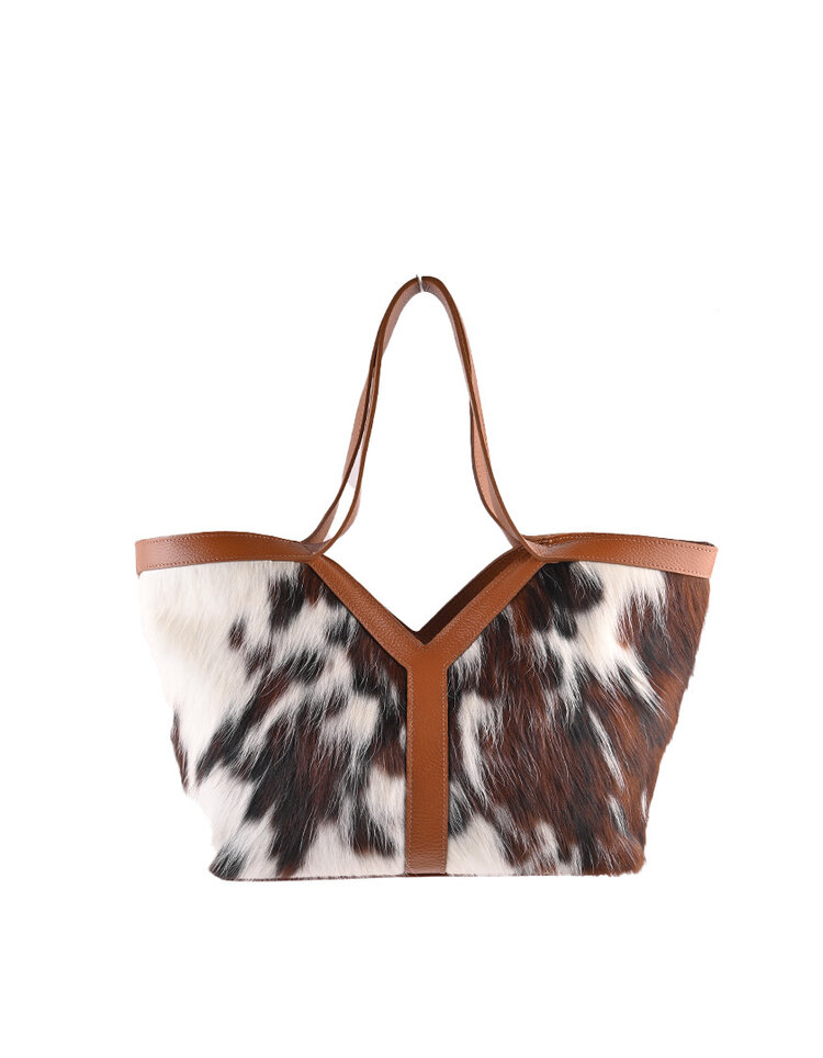 Giuliano Leather  Leather shoulder bag | Cow print | 552647