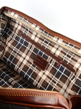 Giuliano Leather  Lederen weekendtas | Fur |  552653
