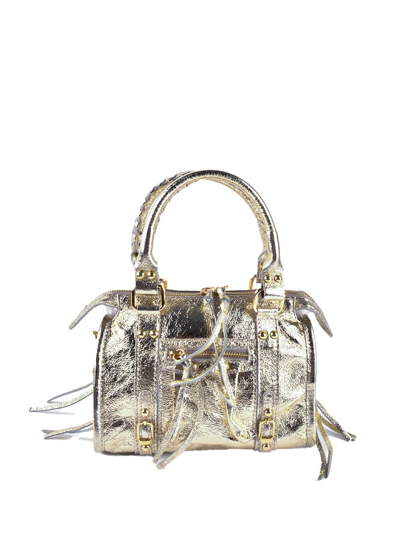 Giuliano Leather Lederen handtas | 552928 Metallic