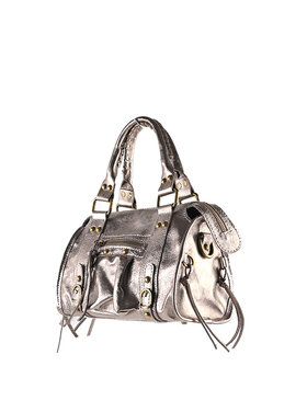 Giuliano Leather  Lederen handtas | 552928 Metallic