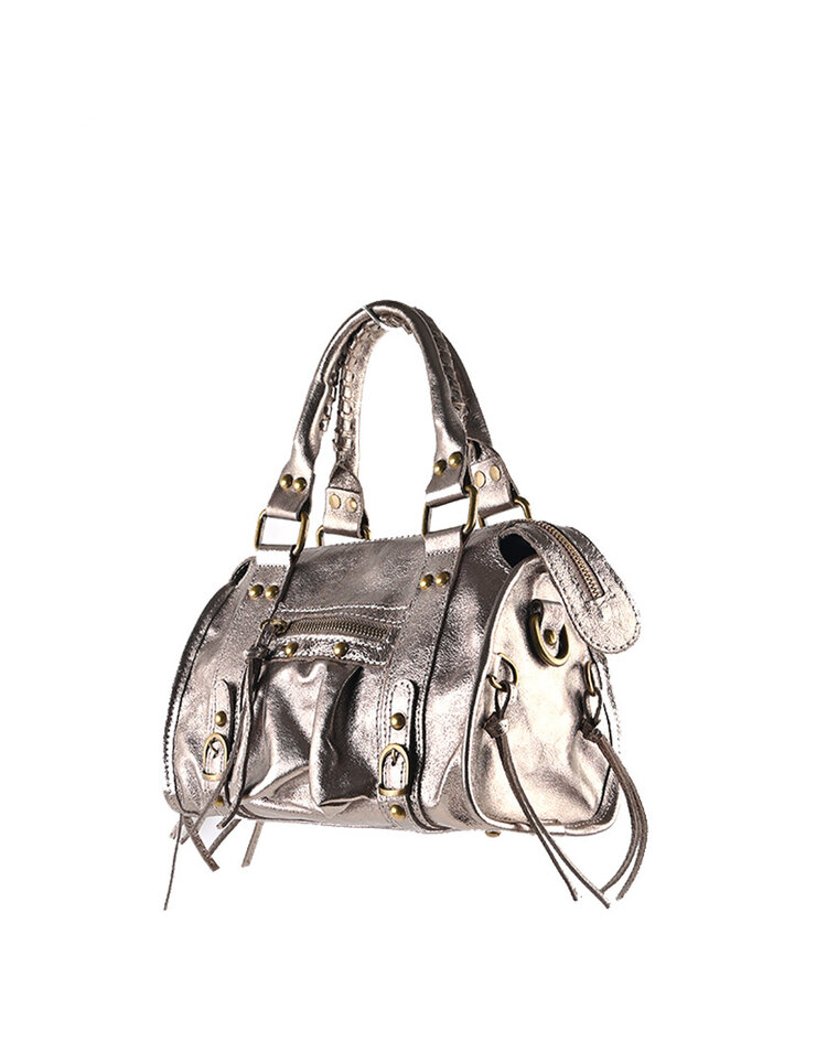 Giuliano Leather  Leather handbag | 552928 Metallic