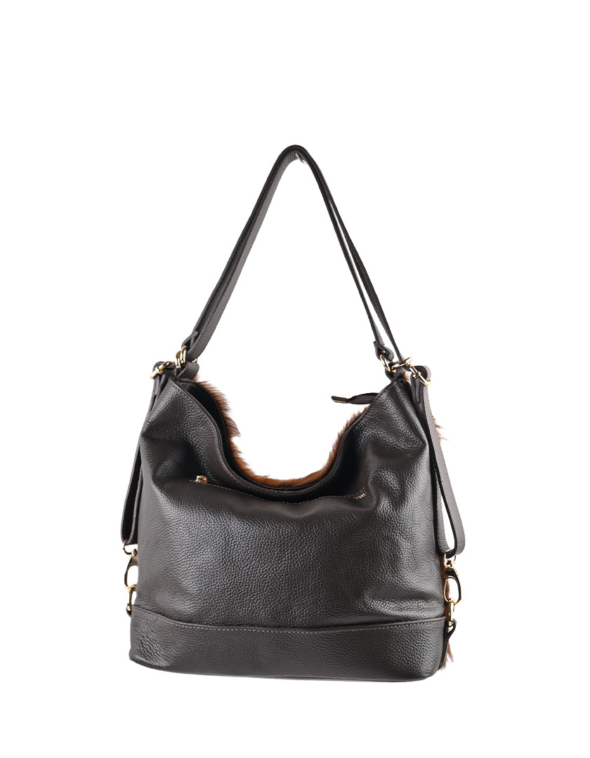 Giuliano Leather Lederen schoudertas| Koeprint | 552658, foto 4 van 4