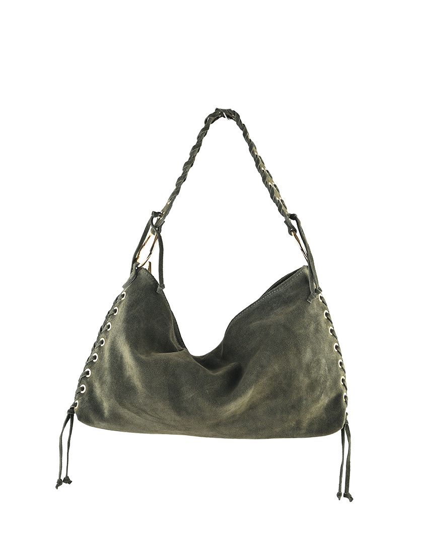 Giuliano Leather Lederen schoudertas | Suede | 552657, foto 5 van 6