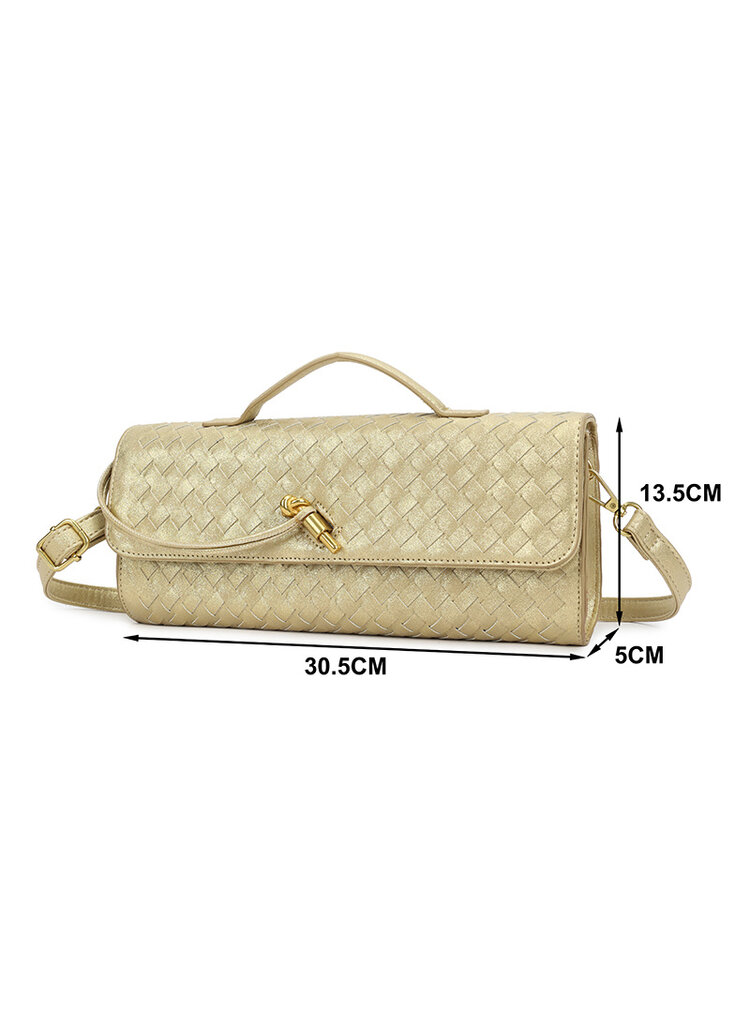 Gevlochten clutch | 80176