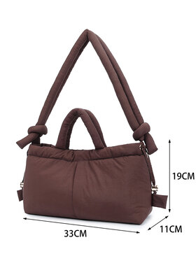 Faux leather shoulder bag | 50100