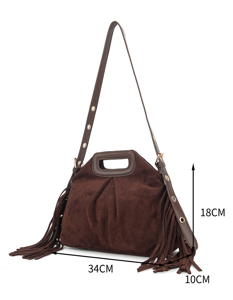 Faux leather shoulder bag | 60007
