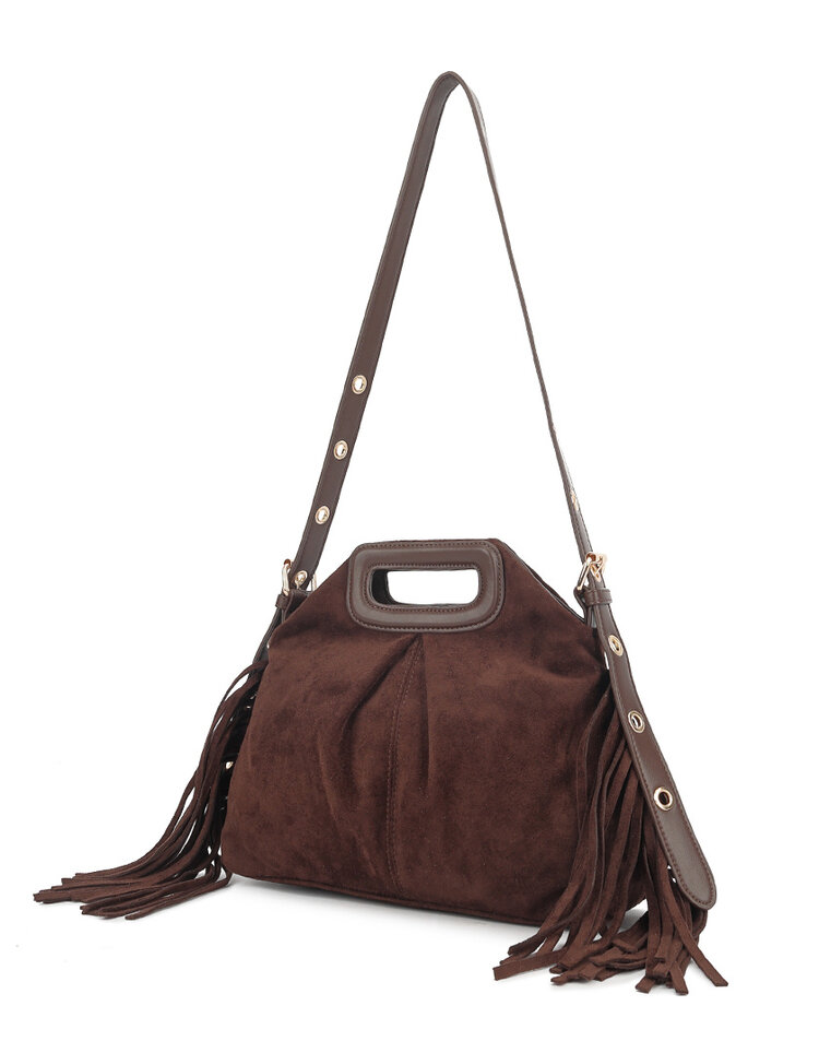 Faux leather shoulder bag | 60007