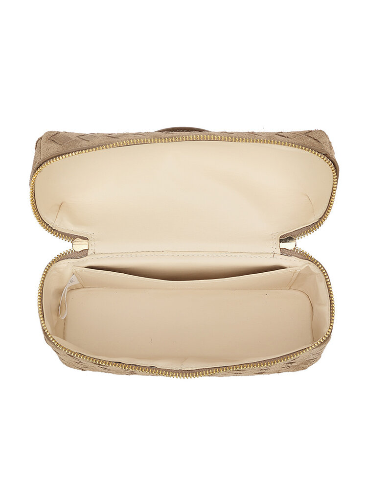 Faux suede shoulder bag | 80171