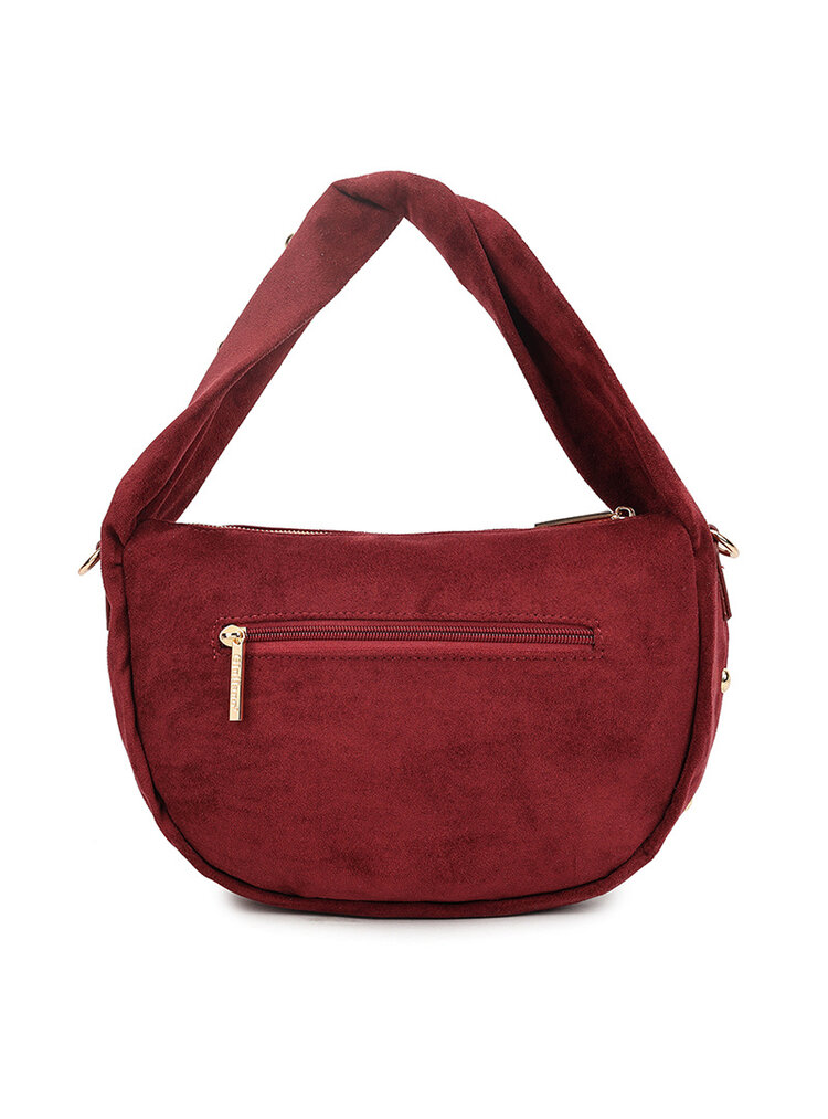 Kunstlederen suede schoudertas | Studs | 80173