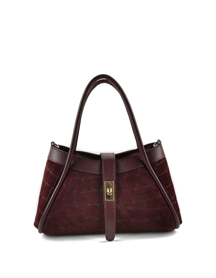 Lederen handtas | Croco | 552670