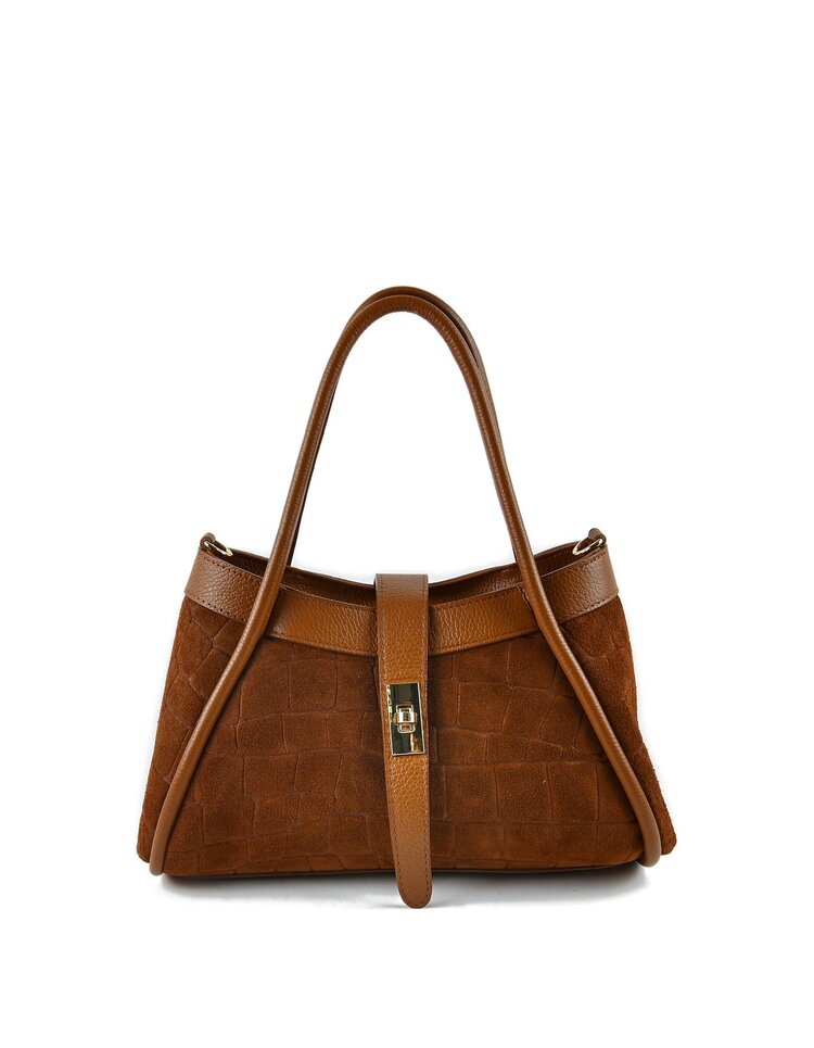 Leather handbag | Croco | 552670