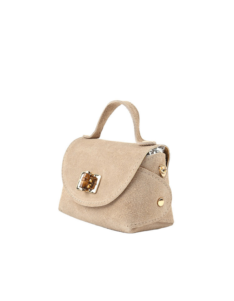 Lederen Handtas | Suede | 552583