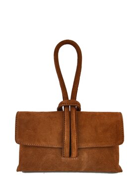 Lederen clutch | Suede | 552671