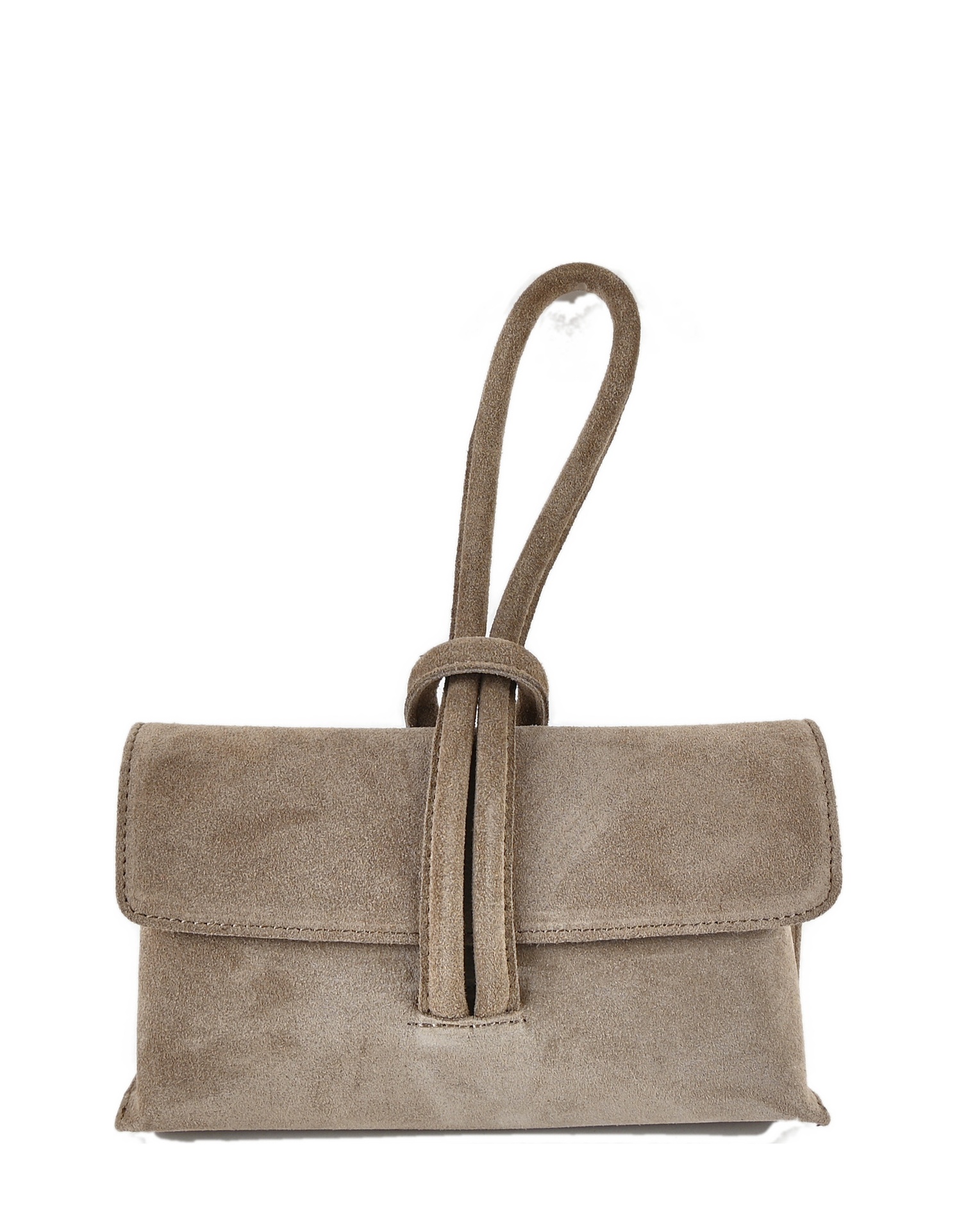 Lederen clutch | Suede | 552671, foto 3 van 4