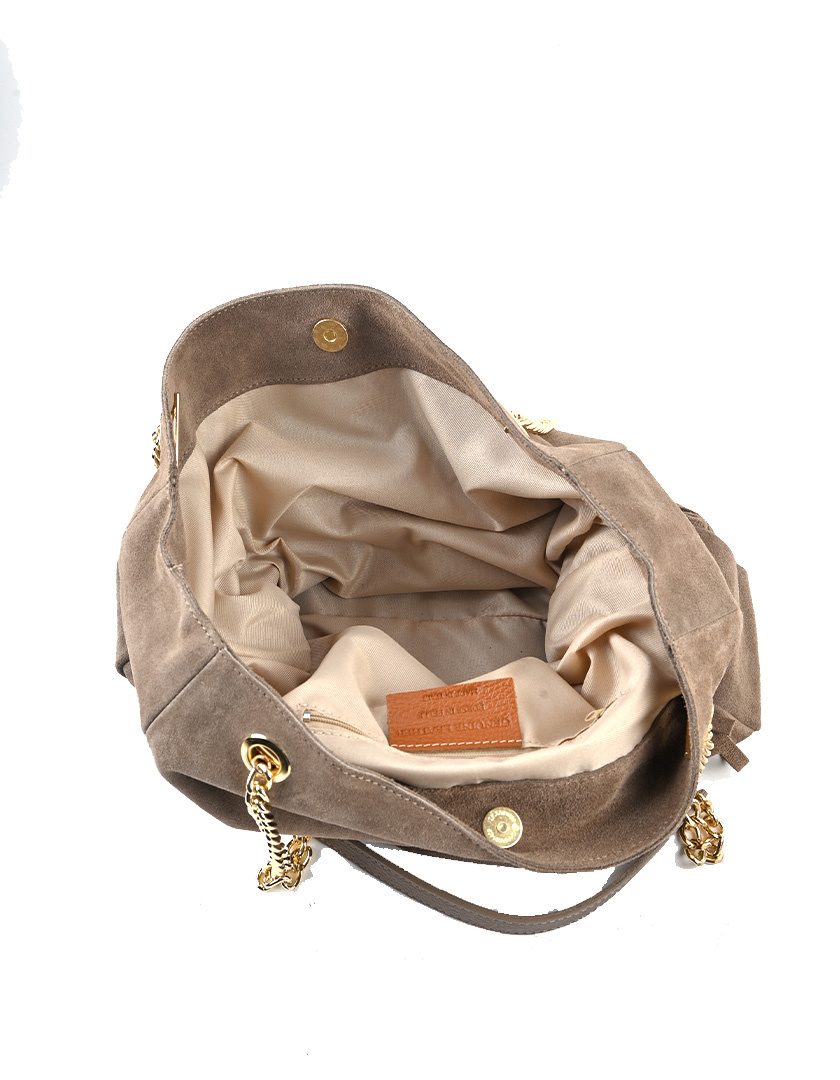 Giuliano Leather Lederen schoudertas | Suede | 552666, foto 3 van 6