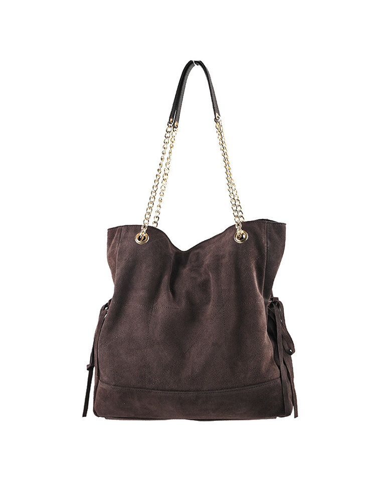 Giuliano Leather  Leather shoulder bag | Suede | 552666