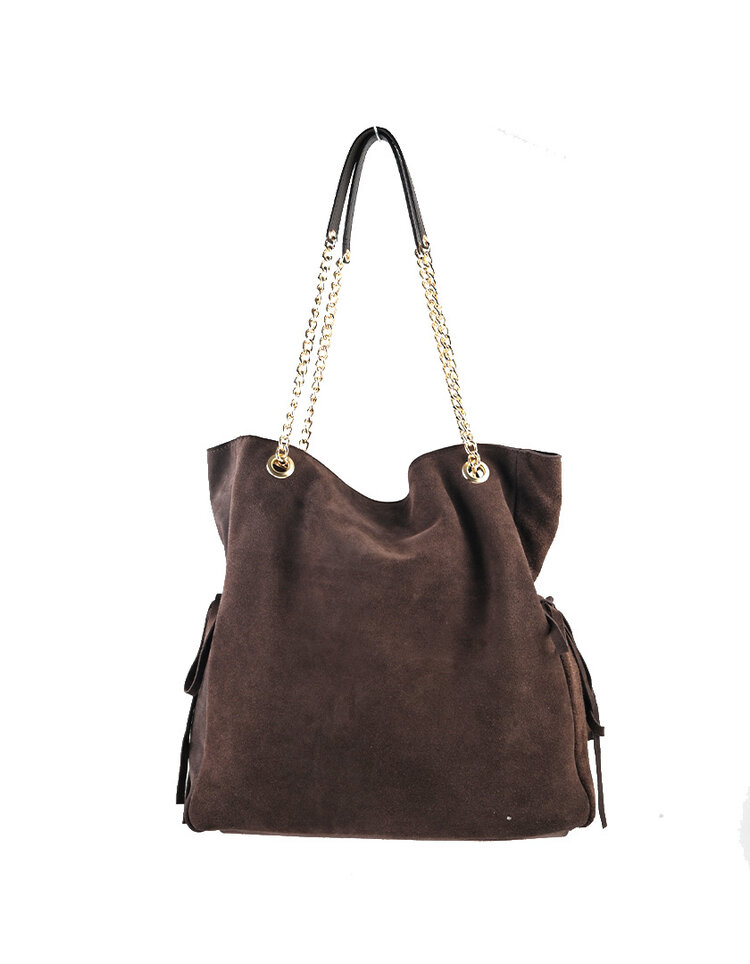 Giuliano Leather  Leather shoulder bag | Suede | 552666
