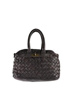 Giuliano Leather  Washed Leather Handbag braided | 552588 - Copy
