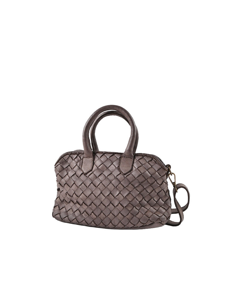 Giuliano Leather  Washed Leather Handbag braided | 552588 - Copy