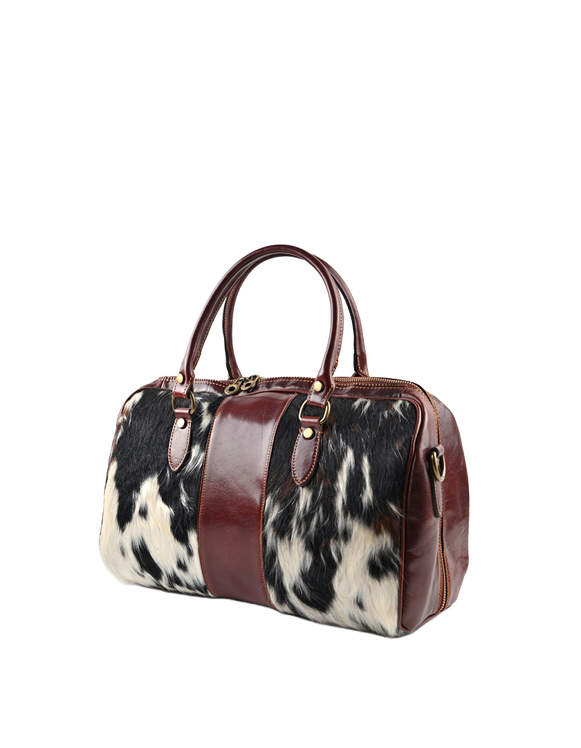 Giuliano Leather Lederen handtas | Koeprint | 552655, foto 2 van 6