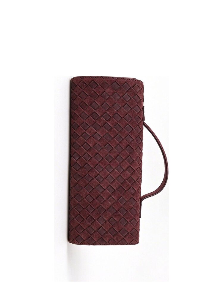 Leather clutch | Woven | 552675